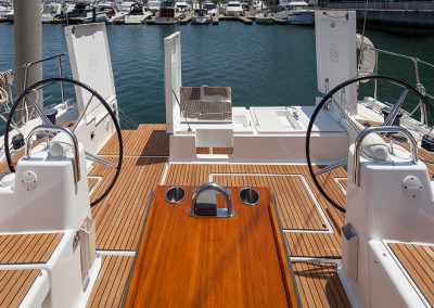 Luxury Yatch - docked in a marina